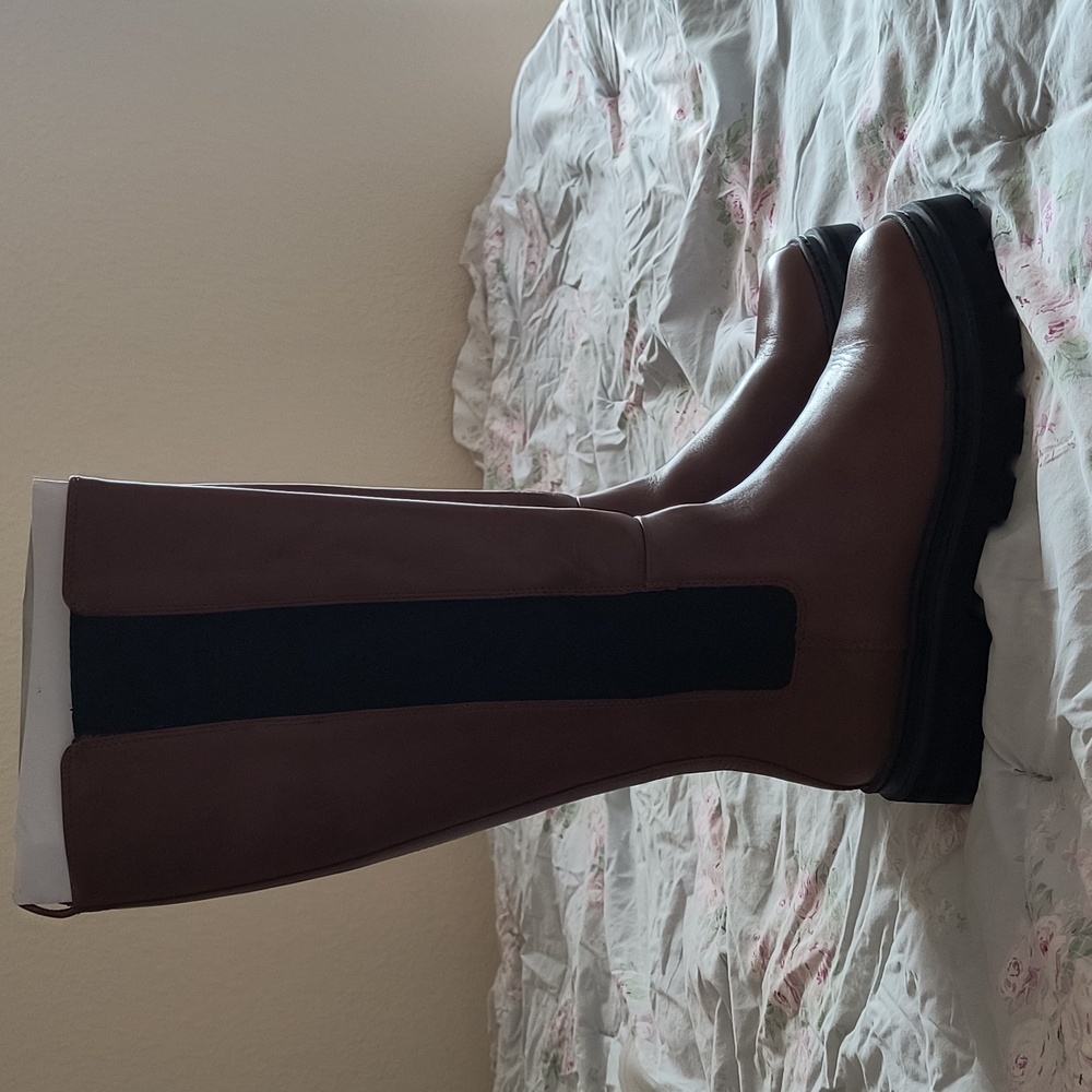 Madewell Poppy Tall Lugsole Boot - Picture 2 of 10